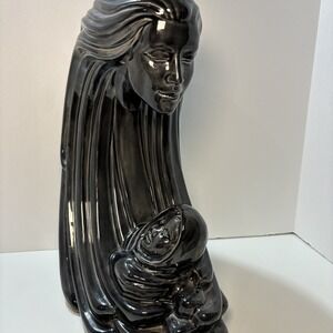 RARE‎ VTG Sittre Ceramic Mother and Baby Pottery Sculpture 1988 Signed by artist